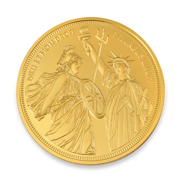 PCGS graded Liberty Britannia 1oz Gold Proof in box Rosland Gold