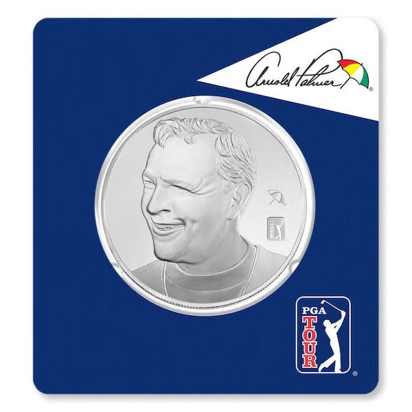 Arnold Palmer 2021 25oz Silver Coin Rosland Gold